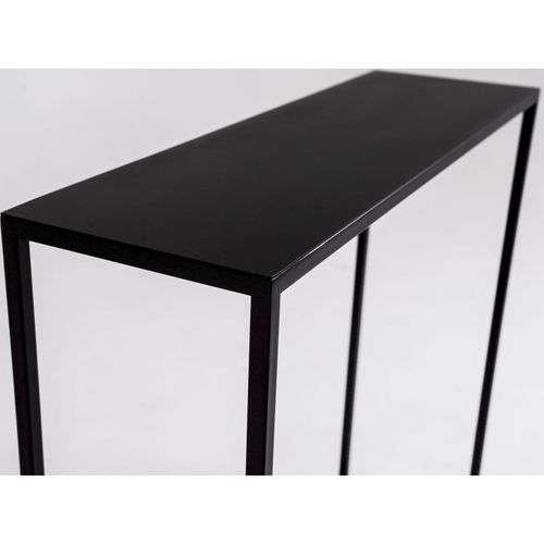 Console Métal Noir 100x30x92cm