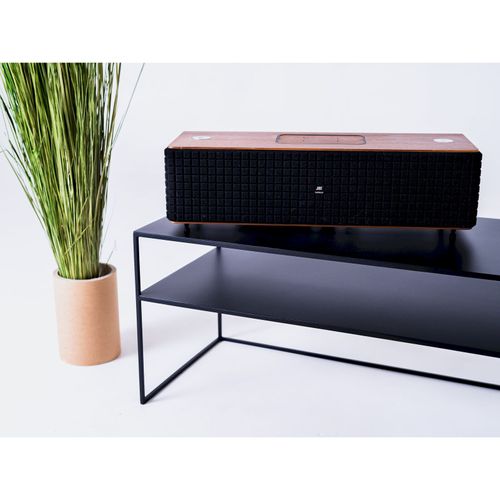 Meuble TV Métal Noir 120x45x45cm