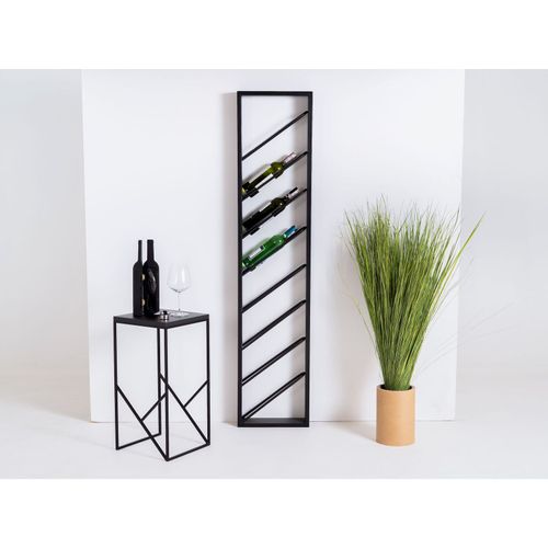 Etagère Métal Noir 35x10x173cm