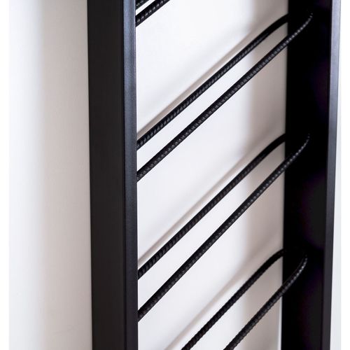 Etagère Métal Noir 35x10x173cm