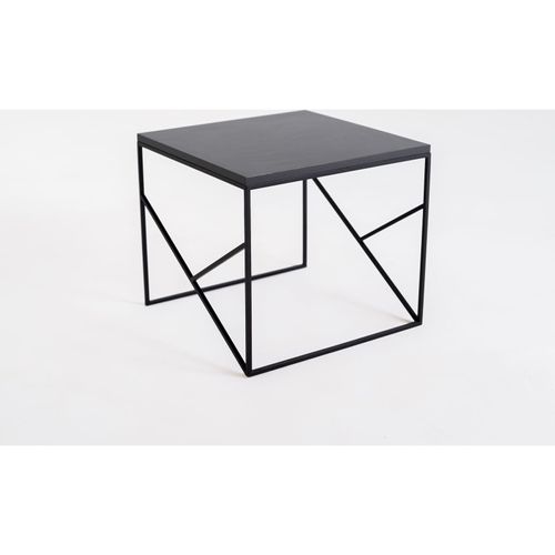 Table Basse Métal Noir 50x50x45cm