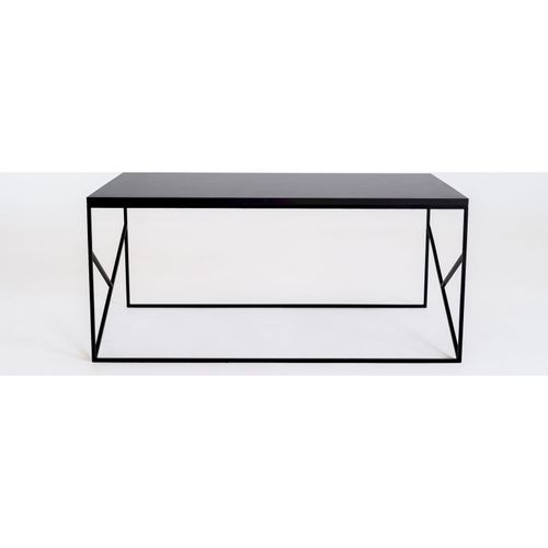 Table Basse Métal Noir 100x60x45cm