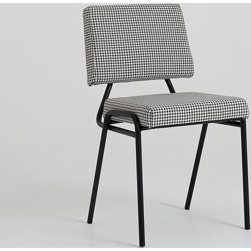 Chaise Tissu Noir 45x50x83cm