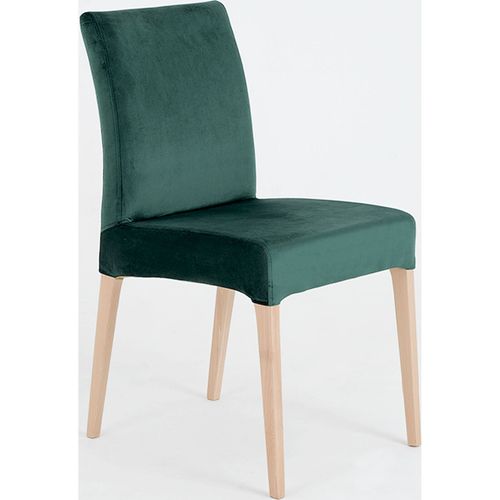 Chaise Tissu Vert 45x58x93cm