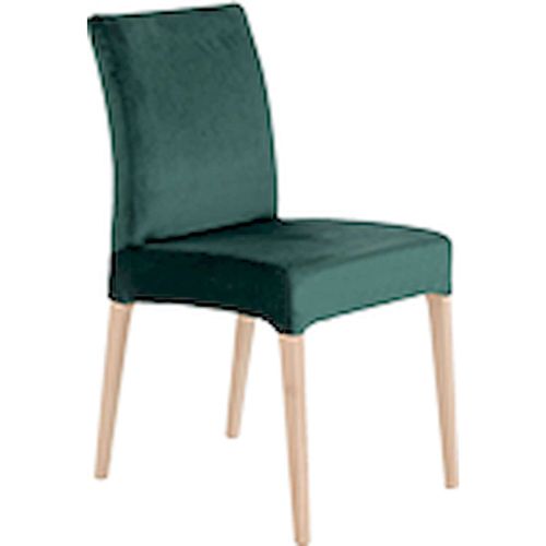 Chaise Tissu Vert 45x58x93cm