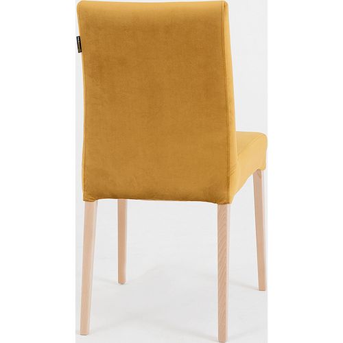 Chaise Tissu Orange 45x58x93cm