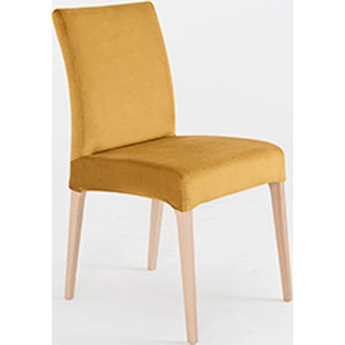 Chaise Tissu Orange 45x58x93cm