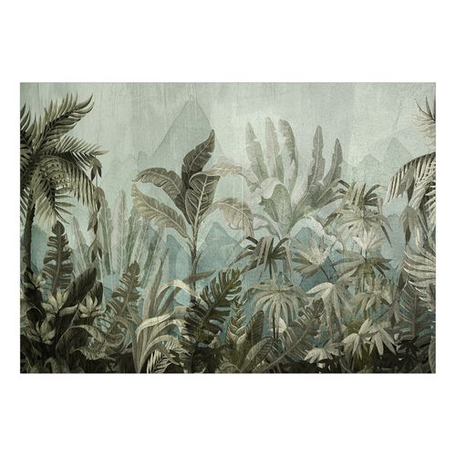 Papier Peint Mountain Jungle 450 X 315 Cm Vert
