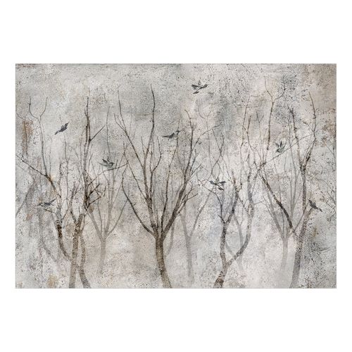 Papier Peint Chantons Dans La Forêt 400 X 280 Cm Gris
