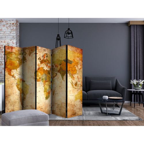 Paravent 5 Volets Toile Intissée 225x172cm
