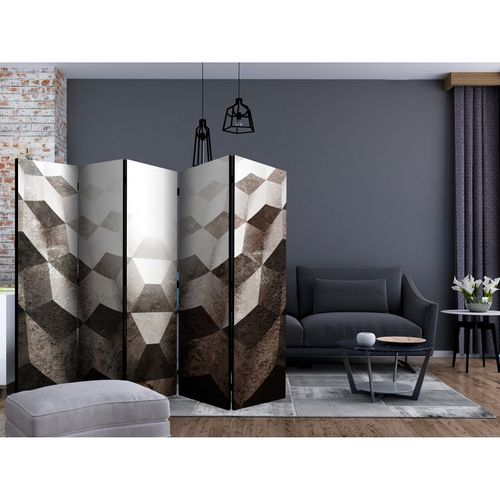 Paravent 5 Volets Toile Intissée 225x172cm