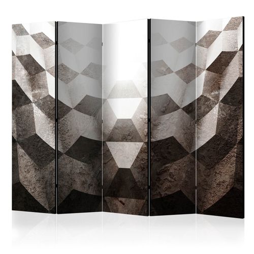 Paravent 5 Volets Toile Intissée 225x172cm