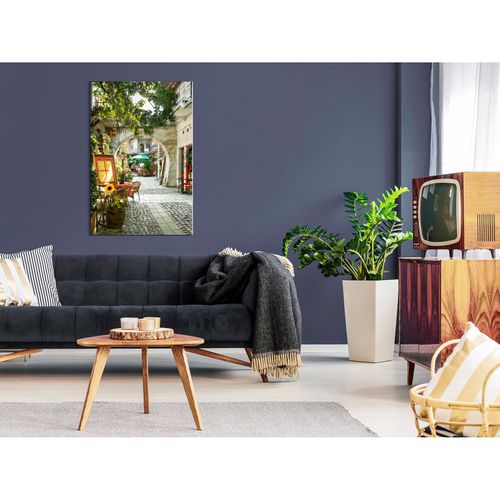 Tableau Cracovie : Sunny Pub (1 Part) Vertical 40 X 60 Cm Vert