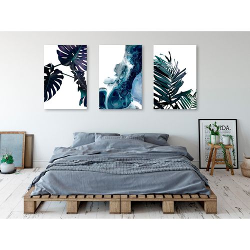 Tableau Nature Verte (collection) 120 X 60 Cm Bleu