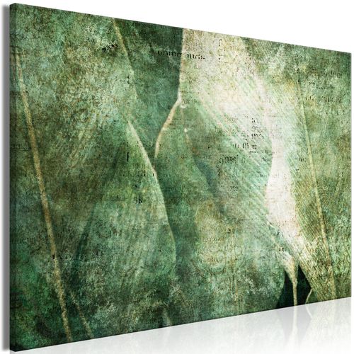 Tableau Révolution Verte (1 Partie) Large 120 X 80 Cm Vert