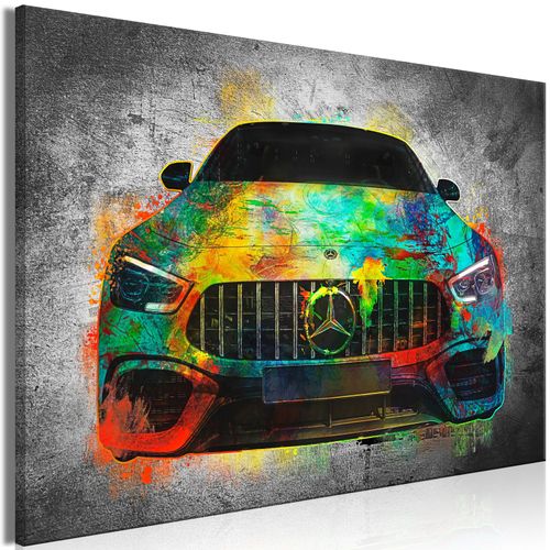 Tableau Au Démarrage Large 90 X 60 Cm Gris