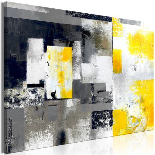 Tableau Sun Mine Wide 90 X 60 Cm Gris