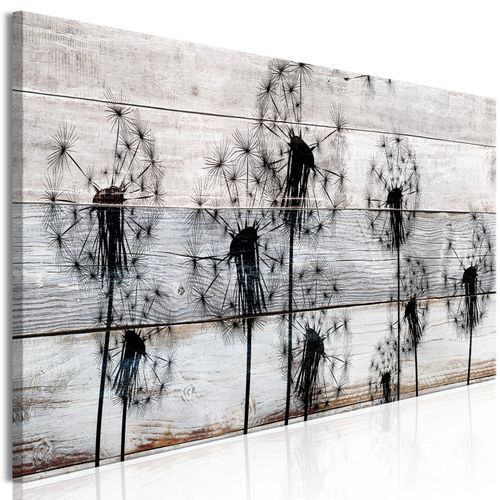 Tableau Jour Venteux (1 Partie) Étroit 135 X 45 Cm Blanc