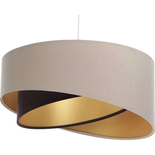 Suspension Tissu Beige 45x45x21cm