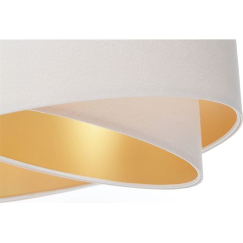 Suspension Tissu Blanc 45x45x21cm