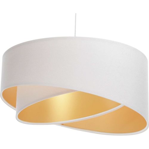 Suspension Tissu Blanc 45x45x21cm