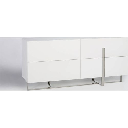 Buffet Bois Blanc 160x46x75cm