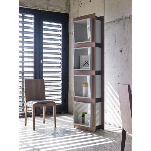 Étagère Bois Foncé 50x41x200cm