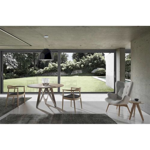 Fauteuil Simili-cuir Gris 70x80x92cm