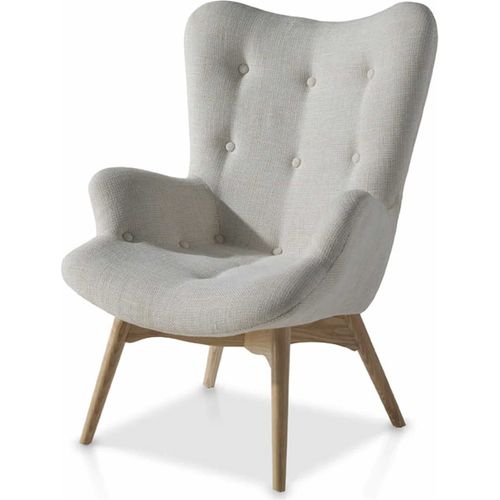 Fauteuil Simili-cuir Gris 70x80x92cm