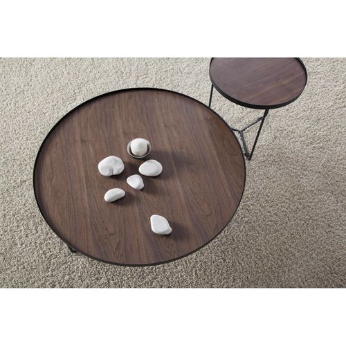 Table D’appoint Bois Foncé 50x50x50cm