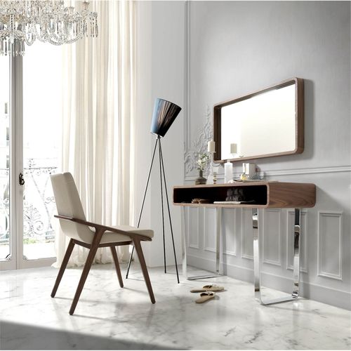 Miroir Bois Foncé 100x50x7cm