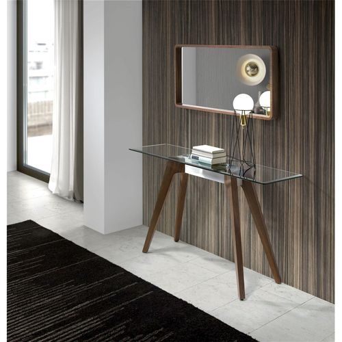 Miroir Bois Foncé 100x50x7cm