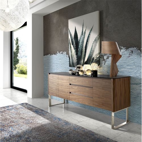 Buffet Bois Foncé 200x50x81cm