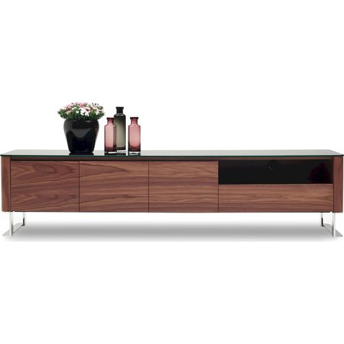 Buffet TV Bois Foncé 200x45x48cm