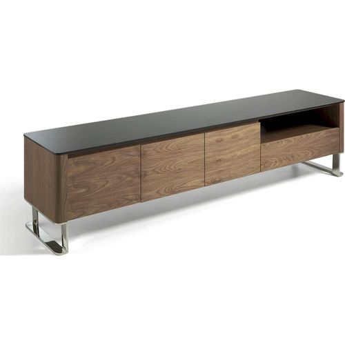 Buffet TV Bois Foncé 200x45x48cm