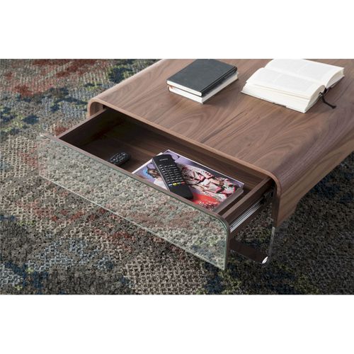 Table Basse Bois Foncé 120x70x34cm
