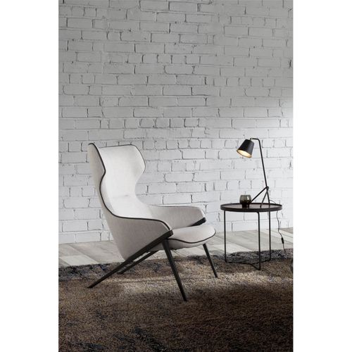 Fauteuil Tissu Gris 70x90x102cm