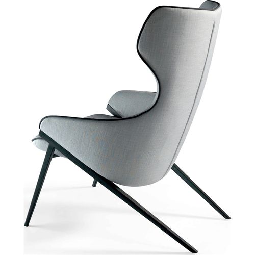 Fauteuil Tissu Gris 70x90x102cm