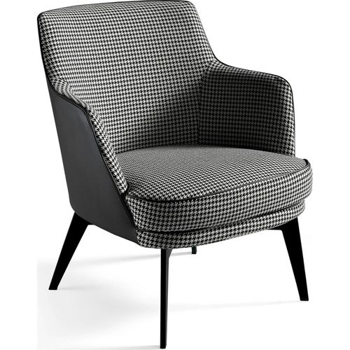 Fauteuil Simili-cuir Gris 75x75x82cm
