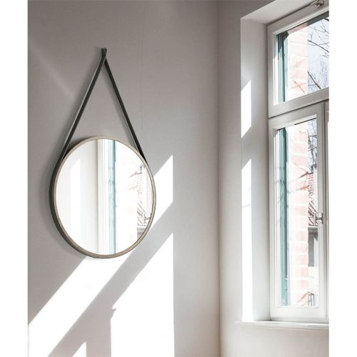 Miroir Bois Foncé 75x75x3cm