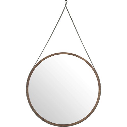 Miroir Bois Foncé 75x75x3cm