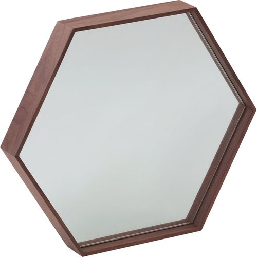 Miroir Bois Foncé 46x40x6cm