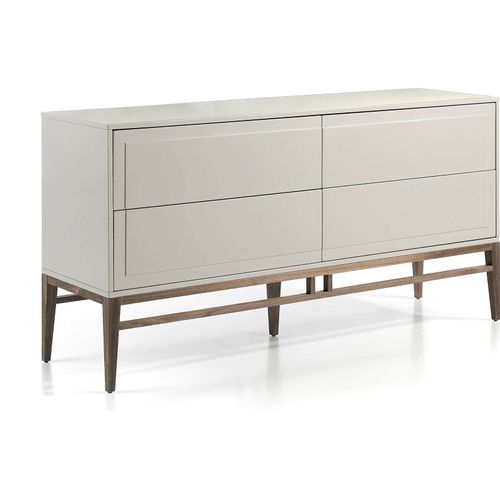 Buffet Bois Gris 160x45x80cm