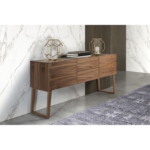 Buffet Bois Foncé 160x40x80cm