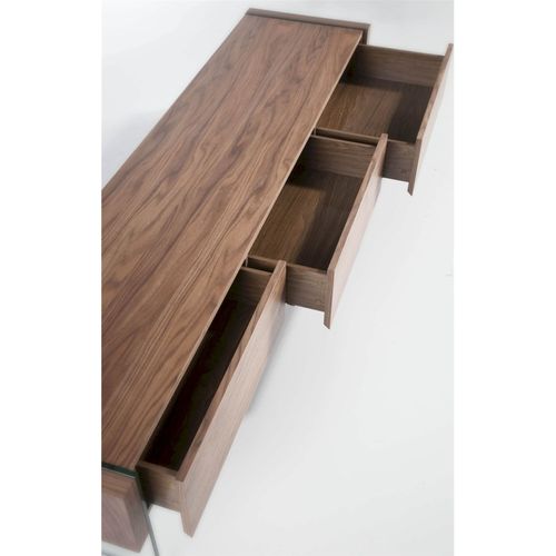 Meuble TV Bois Foncé 188x45x39cm