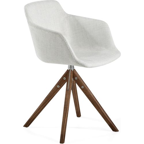 Chaise Tissu Beige 58x54x81cm