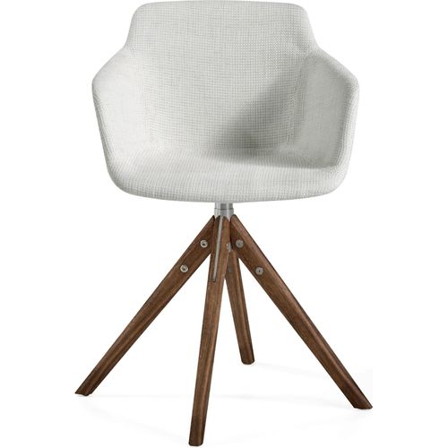 Chaise Tissu Beige 58x54x81cm