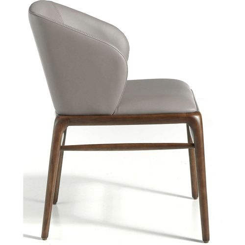 Chaise Simili-cuir Marron 55x60x76cm