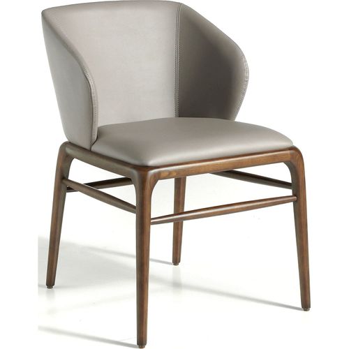 Chaise Simili-cuir Marron 55x60x76cm