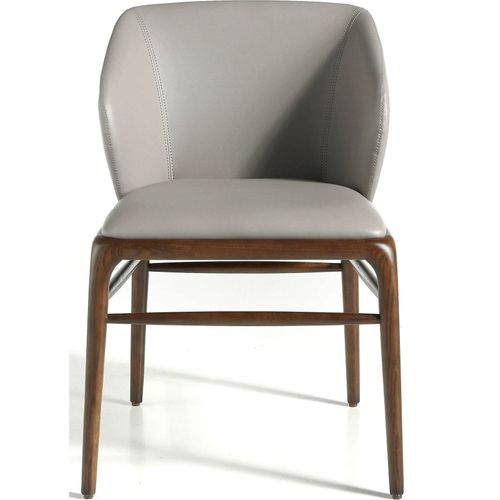 Chaise Simili-cuir Marron 55x60x76cm